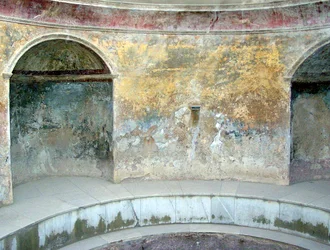 The frigidarium of the Forum thermae